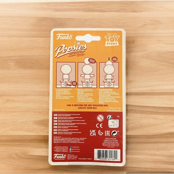 NEW Funko Popsies Pixar Toy Story's Sheriff Woody Pop Up Greeting - Picture 2 of 6